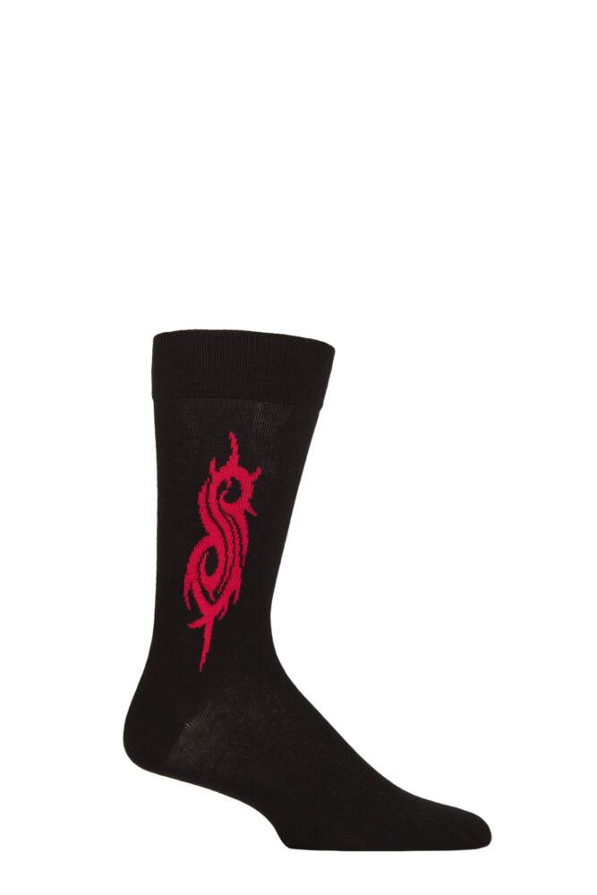 SOCKSHOP Mens & Womens Cotton Music Collection Slipknot Socks