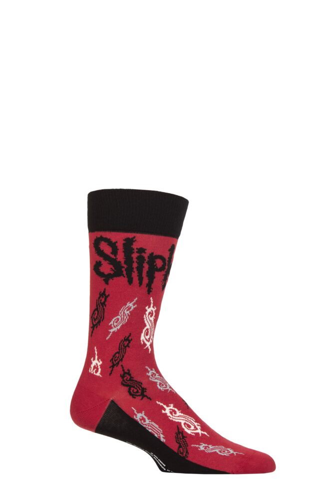 SOCKSHOP Mens & Womens Cotton Music Collection Slipknot Socks