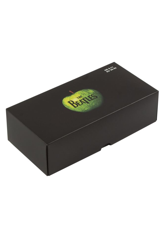 SOCKSHOP Mens & Womens Cotton Music Collection The Beatles Socks 3-Pair Gift Box