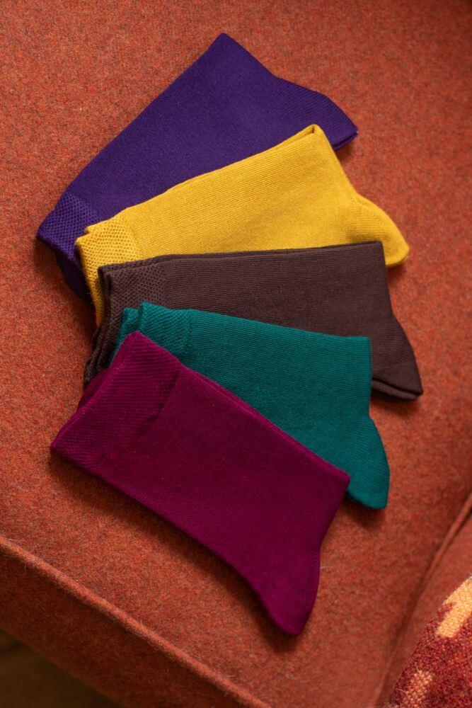 SOCKSHOP Womens Bamboo Colour Burst Socks With Smooth Toe Seams