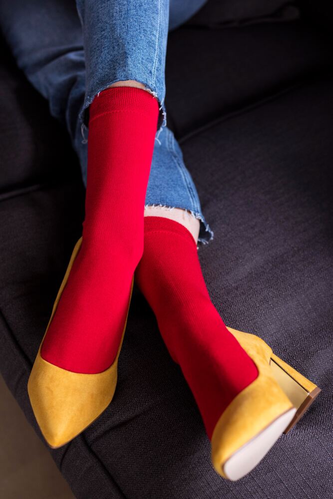 SOCKSHOP Womens Bamboo Colour Burst Socks With Smooth Toe Seams