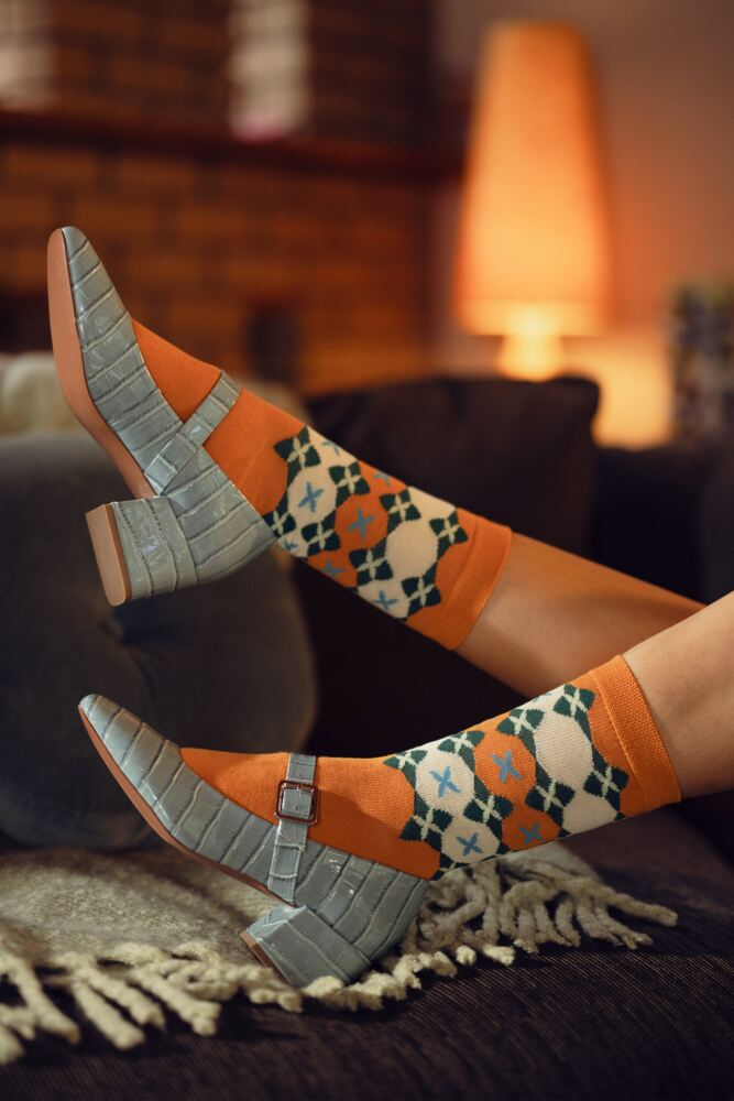 SOCKSHOP Womens Bamboo Patterned Plain & Striped Socks 3-Pair