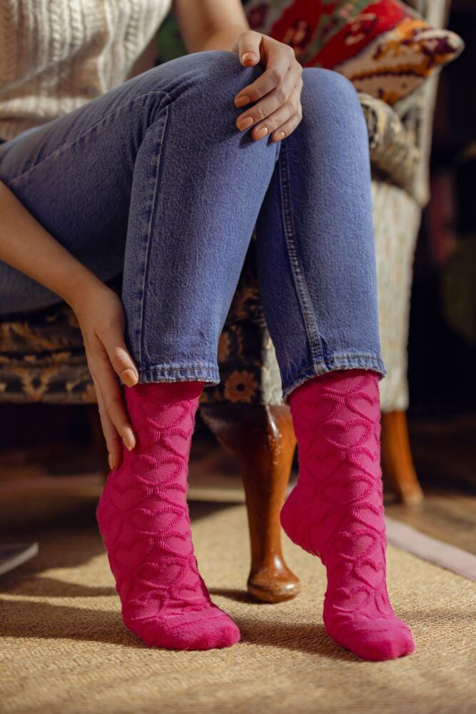 SOCKSHOP Womens Bamboo Textured Patterned Socks 3-Pair