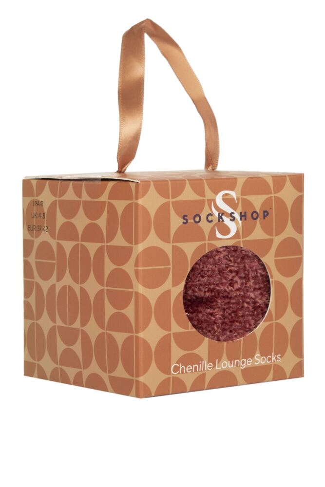 SOCKSHOP Womens Chenille Cosy Gift Boxed Lounge Socks