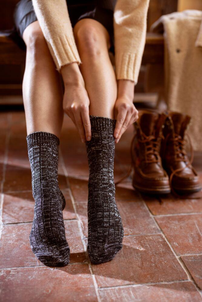 SOCKSHOP Womens Cotton Chunky Rib Boot Socks 2-Pair
