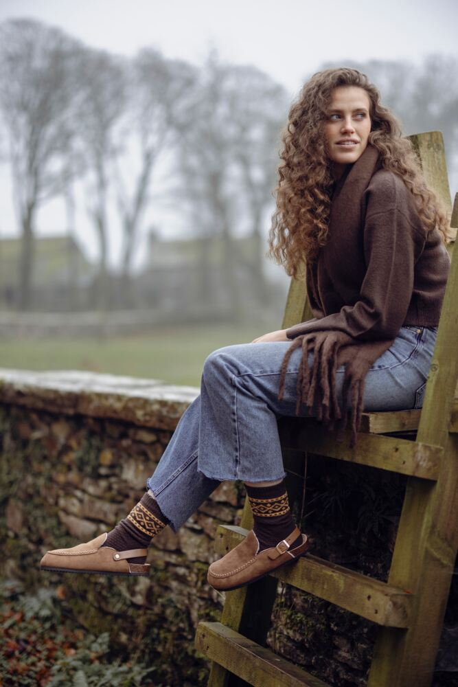 SOCKSHOP Womens Fair Isle Patterned Boot Socks 3-Pair