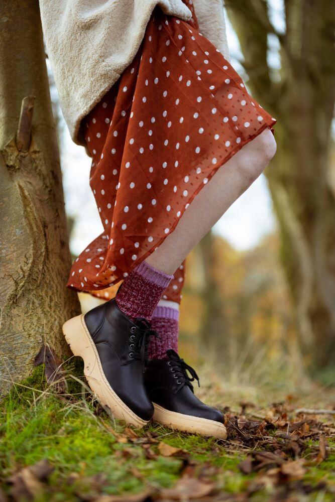 SOCKSHOP Womens Velvet Soft Chunky Rib Boot Socks 2-Pair