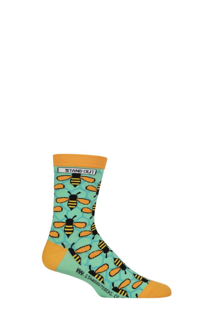 Sockshop Stand Out SocksManchester Bee Cotton Socks
