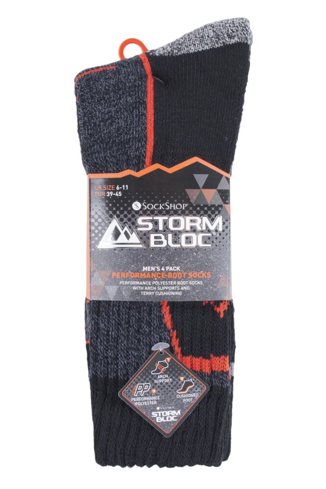 sockshop Storm BlocMens Technical Boot Socks 4-Pair