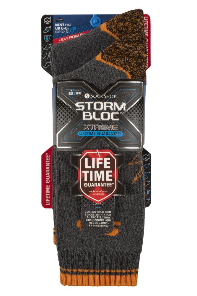 sockshop Storm BlocMens with BlueGuard Everdale Cotton Hiking Socks 2-Pair