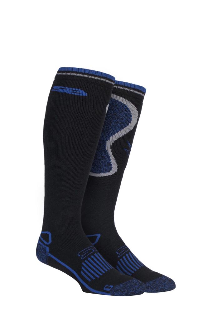 Sockshop Storm BlocMens Wool Blend Long Country Socks