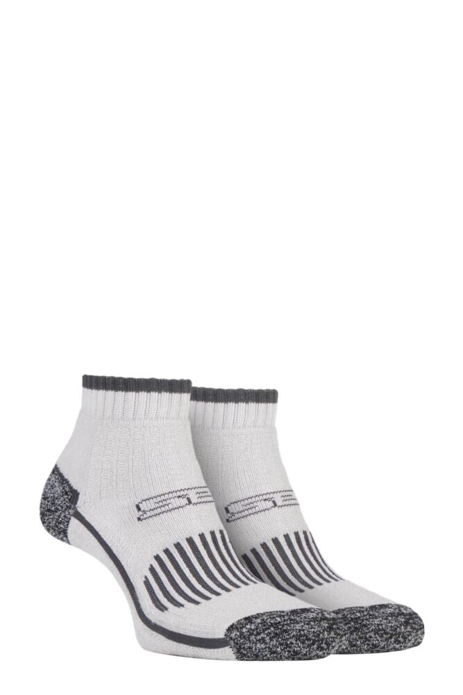 Sockshop Storm BlocWomens Cotton Ankle High Hiking Socks 2-Pair