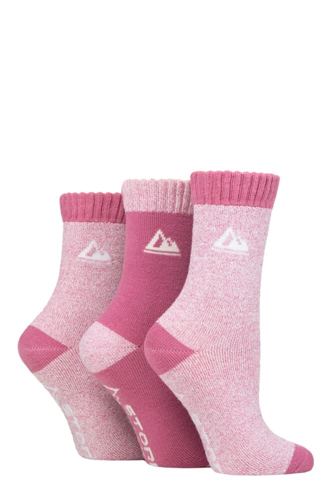 Sockshop Storm BlocWomens Cushioned Boot Socks 3-Pair
