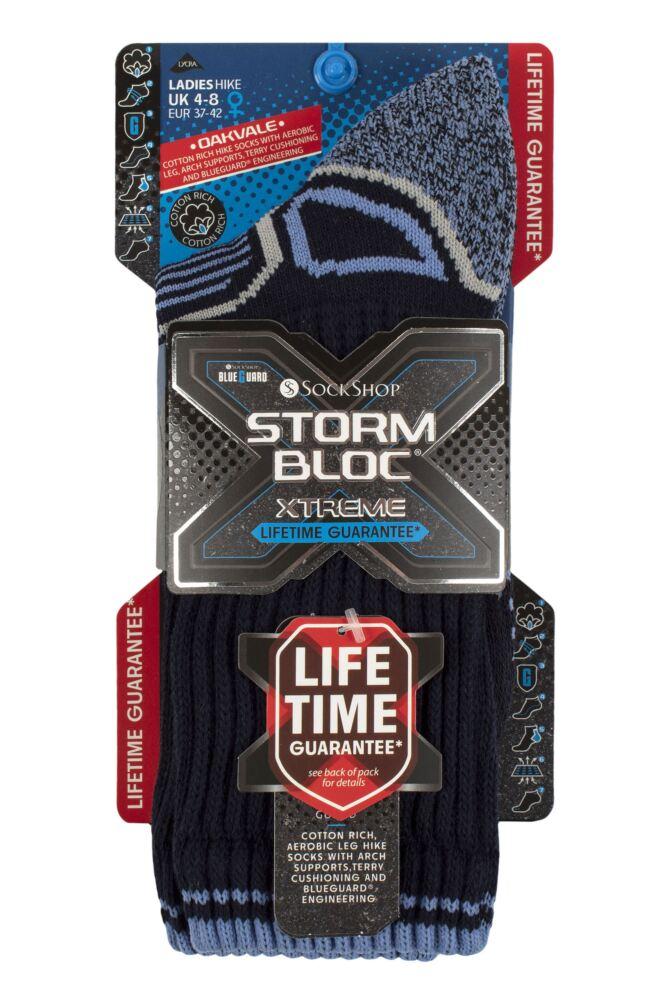 sockshop Storm BlocWomens with BlueGuard Oakvale Cotton Aerobic Hiking Socks