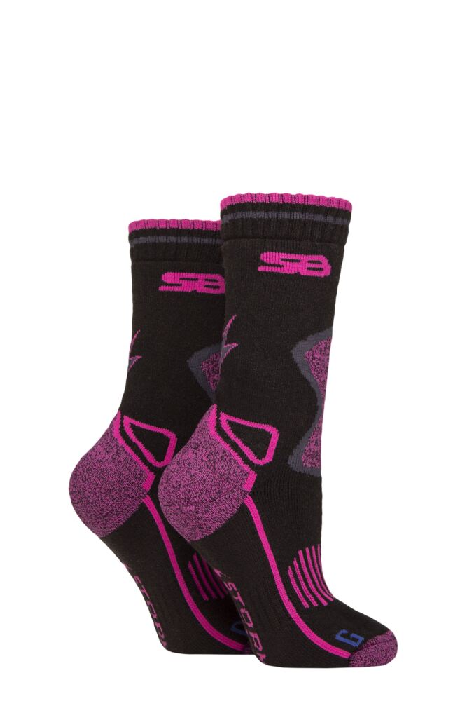 Sockshop Storm BlocWomens With BlueGuard Wool Blend Socks 2-Pair