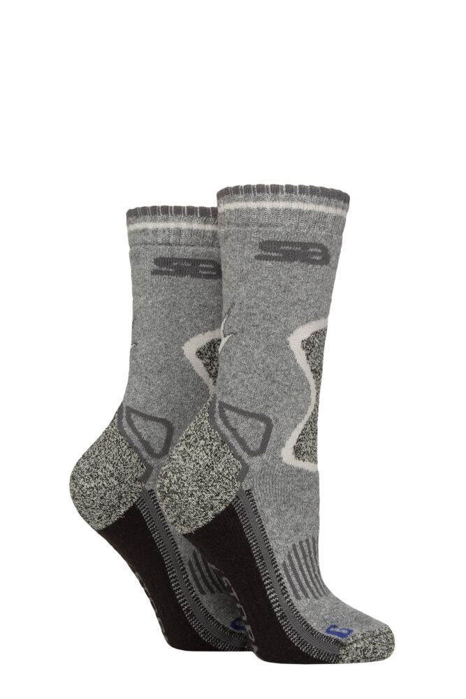 Sockshop Storm BlocWomens With BlueGuard Wool Blend Socks 2-Pair
