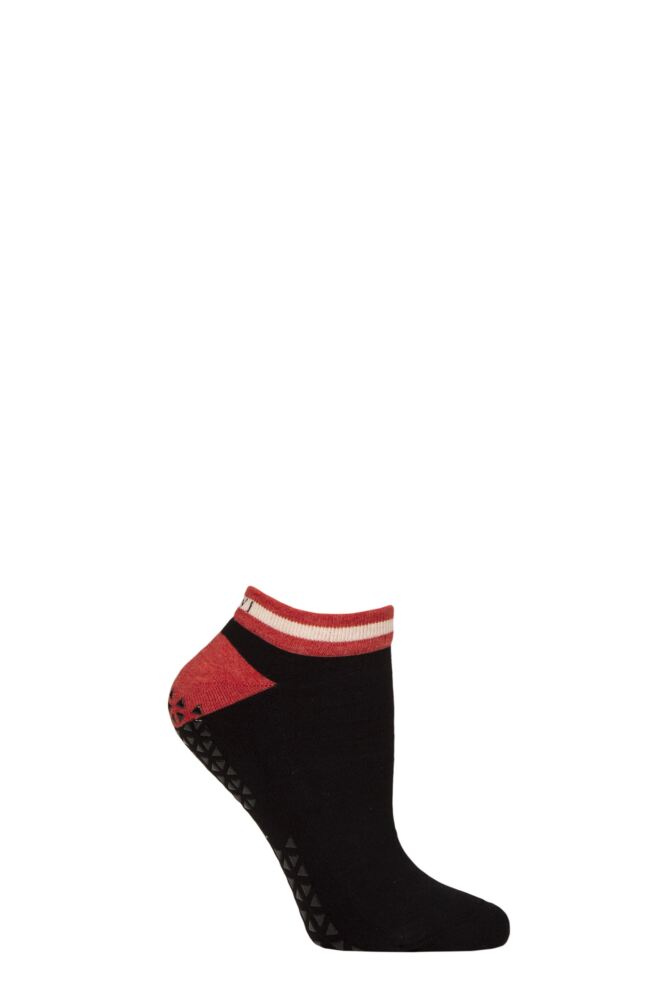 Sockshop Tavi NoirWomens Organic Cotton Cora None Slip Grip Socks