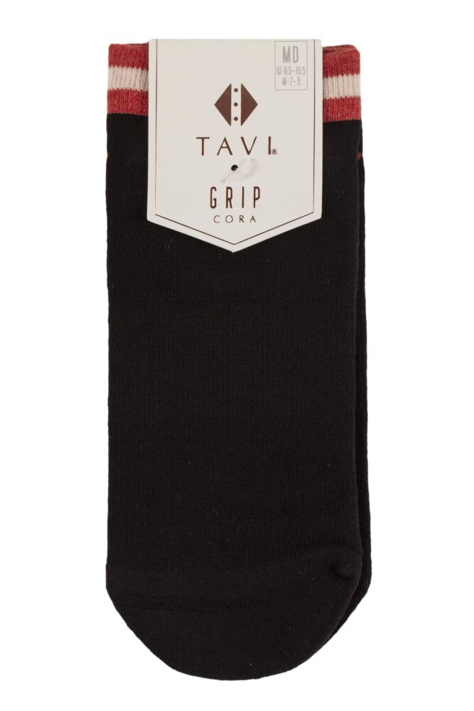sockshop Tavi NoirWomens Organic Cotton Cora None Slip Grip Socks