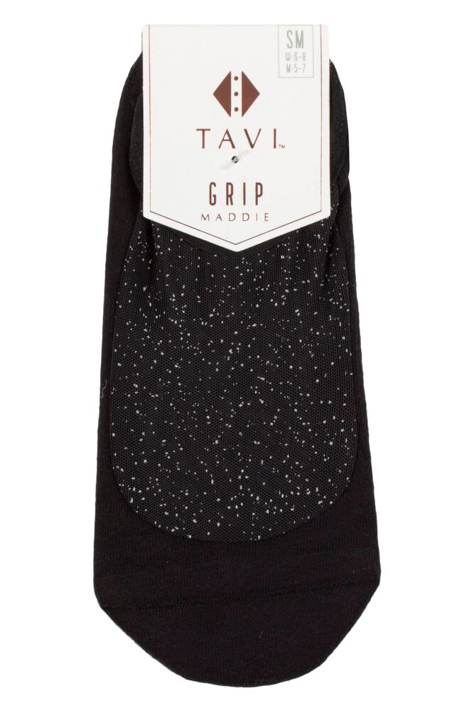 sockshop Tavi NoirWomens Organic Cotton Maddie Sheer Top Yoga Socks with Grip