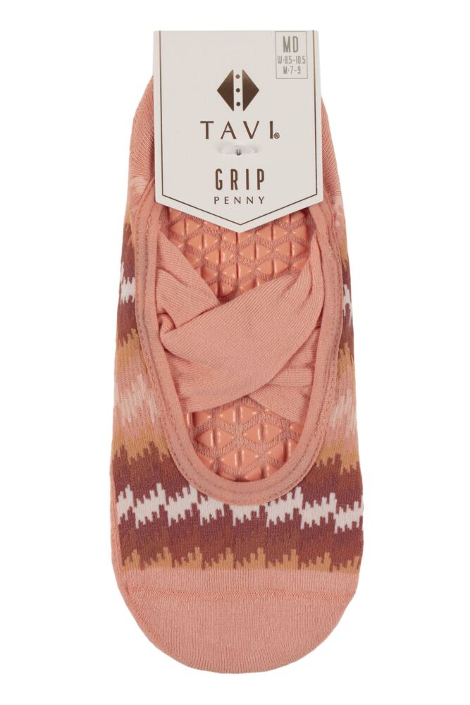 sockshop Tavi NoirWomens Organic Cotton Penny Grip Socks