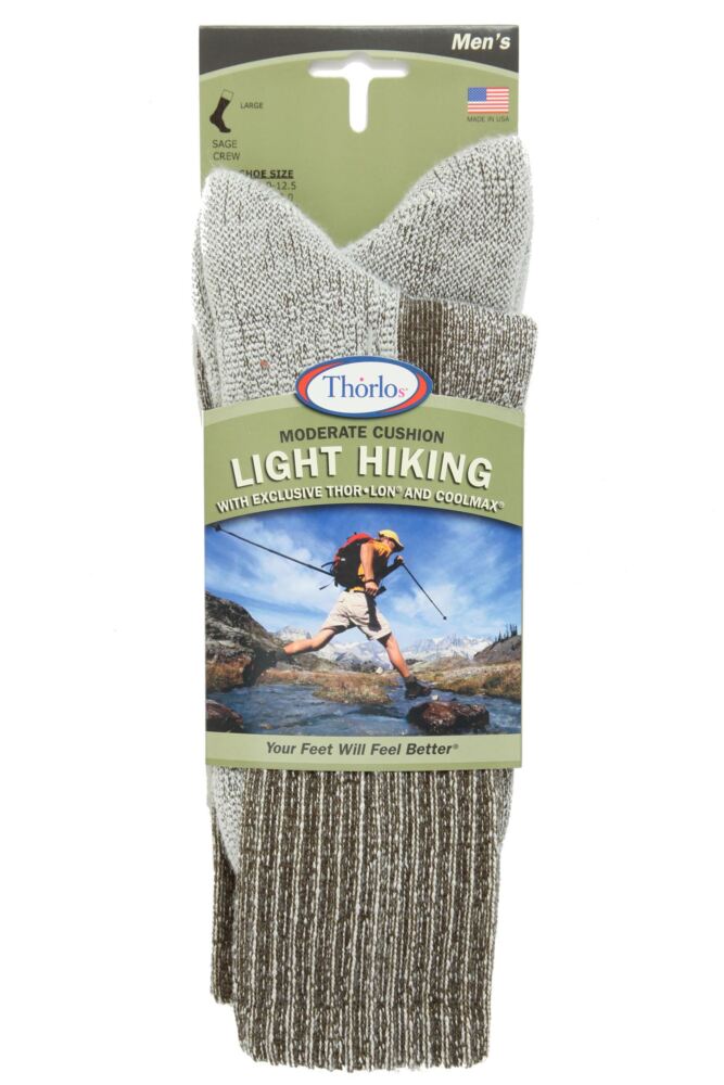 sockshop ThorlosMens Light Hiking Moderate Cushion Socks with Thorlon