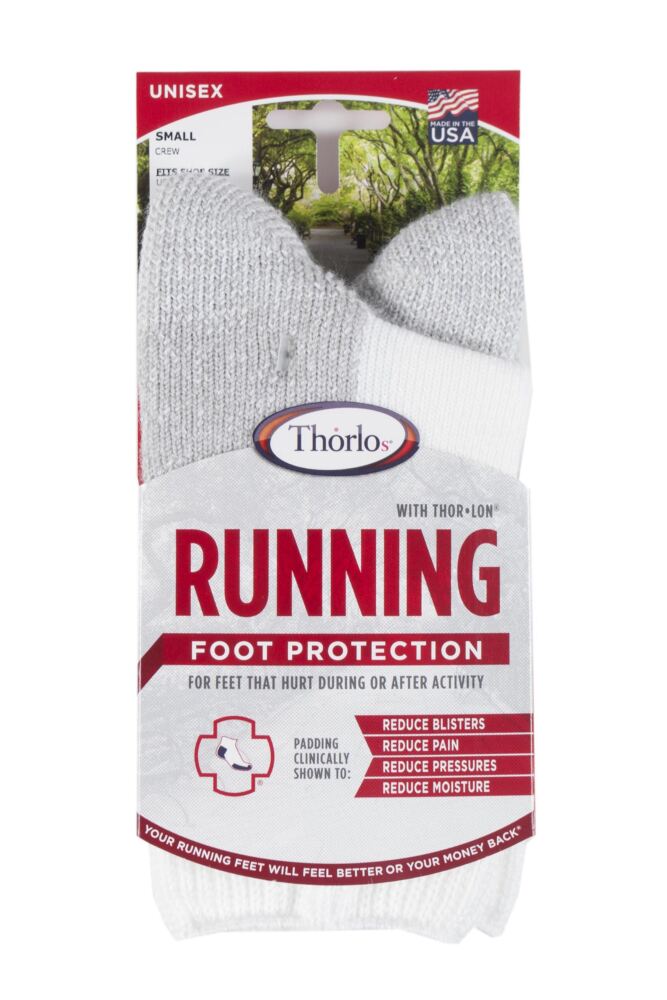 sockshop ThorlosWomens Running Crew Socks with Thick Cushion