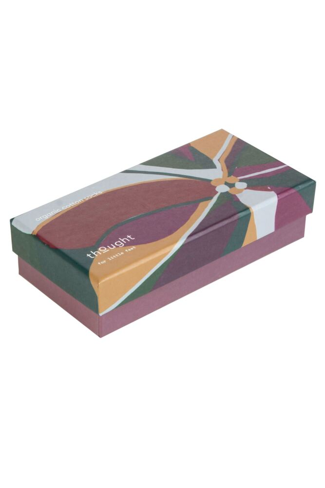 sockshop ThoughtKids Organic Cotton Noel Christmas Socks 4-Pair Gift Box