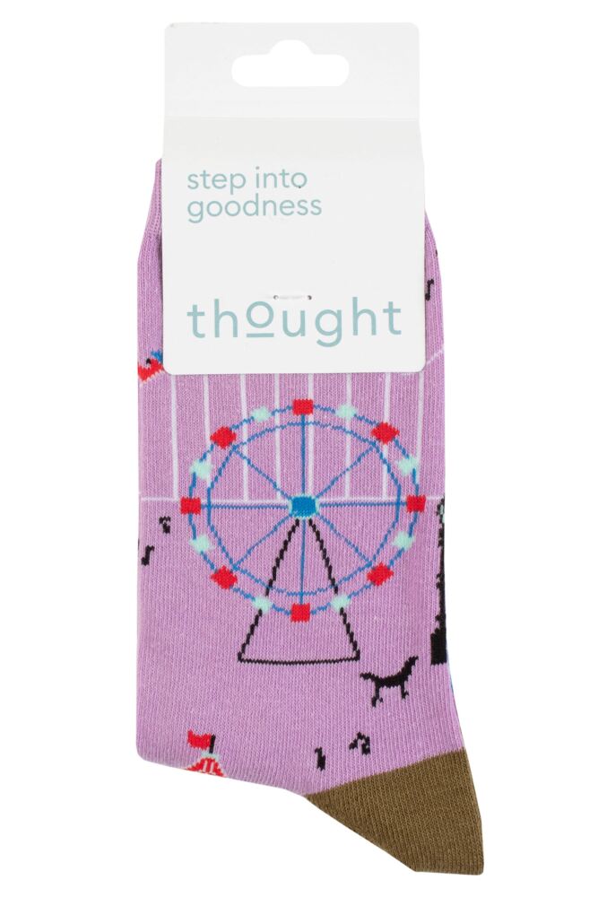 sockshop ThoughtWomens Organic Cotton Fairground Socks