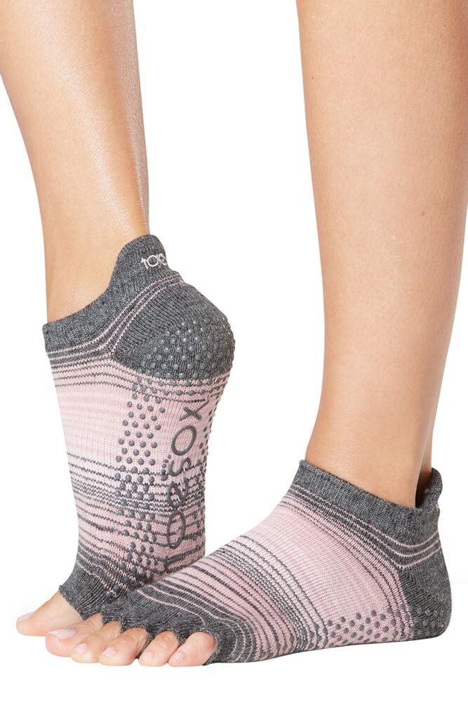 Sockshop ToeSoxMens & Womens Organic Cotton Half Toe Low Rise Yoga Socks