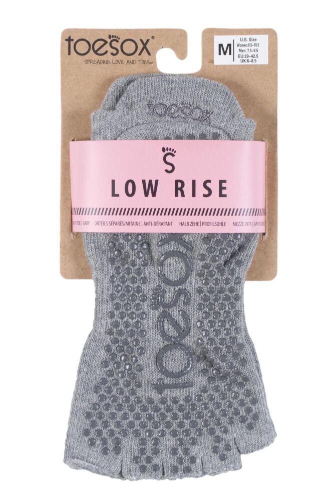 sockshop ToeSoxMens & Womens Organic Cotton Half Toe Low Rise Yoga Socks
