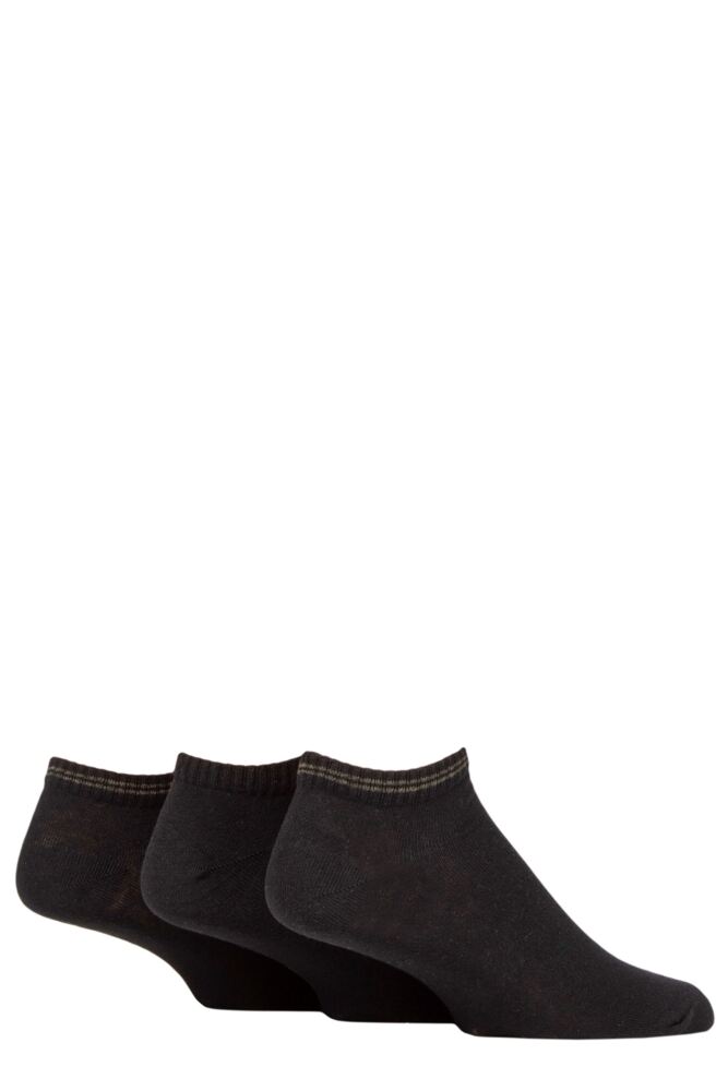 Sockshop TOREMens Recycled Cotton Fashion Sports Trainer Socks 3-Pair