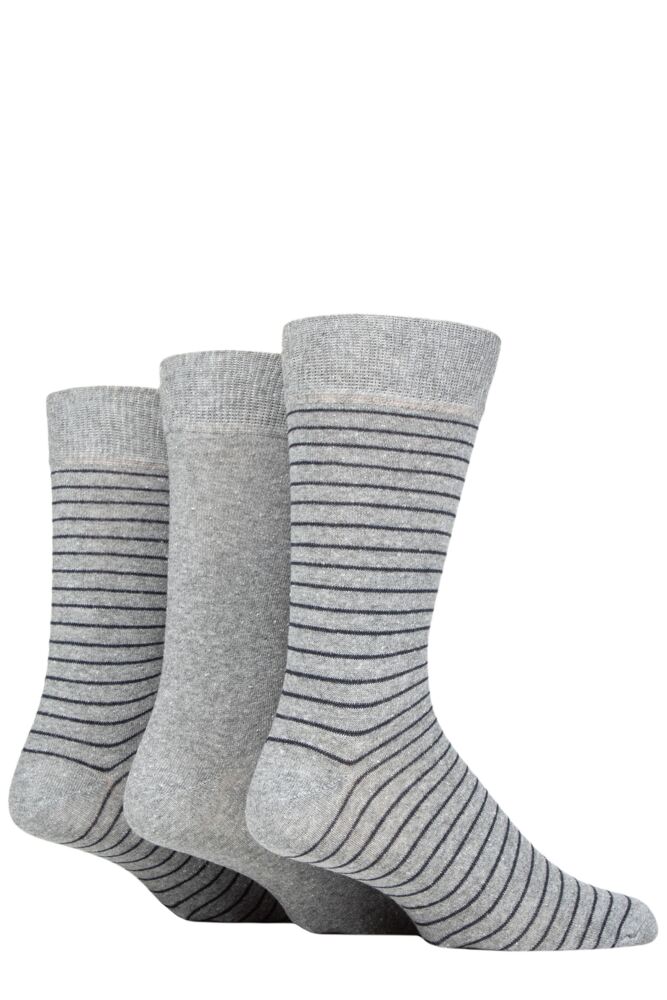 Sockshop TOREMens Recycled Cotton Fine Stripe Socks 3-Pair