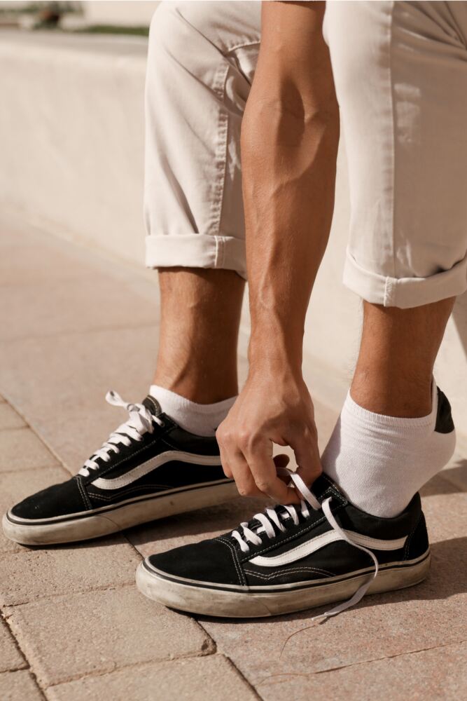 Sockshop TOREMens Recycled Cotton Heel & Toe Trainer Socks 3-Pair