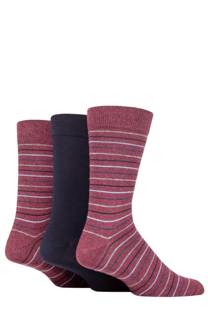Sockshop TOREMens Recycled Cotton Multi Stripe Socks 3-Pair