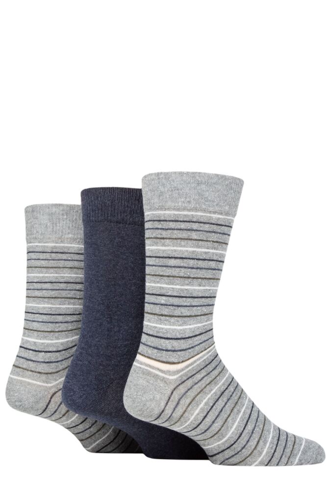 Sockshop TOREMens Recycled Cotton Multi Stripe Socks 3-Pair