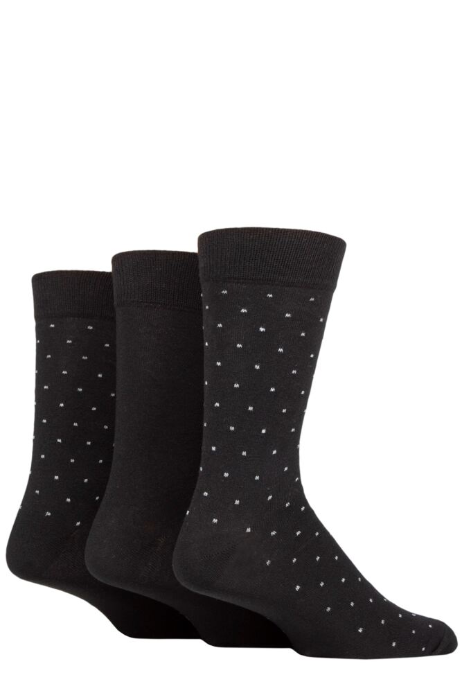 Sockshop TOREMens Recycled Cotton Pin Dot Socks 3-Pair