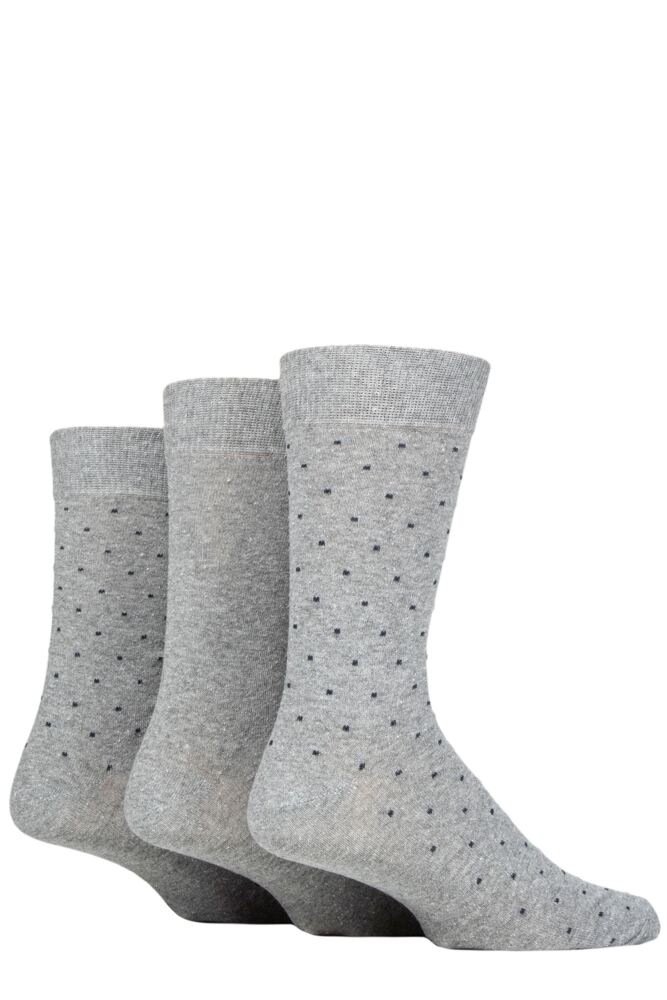 Sockshop TOREMens Recycled Cotton Pin Dot Socks 3-Pair