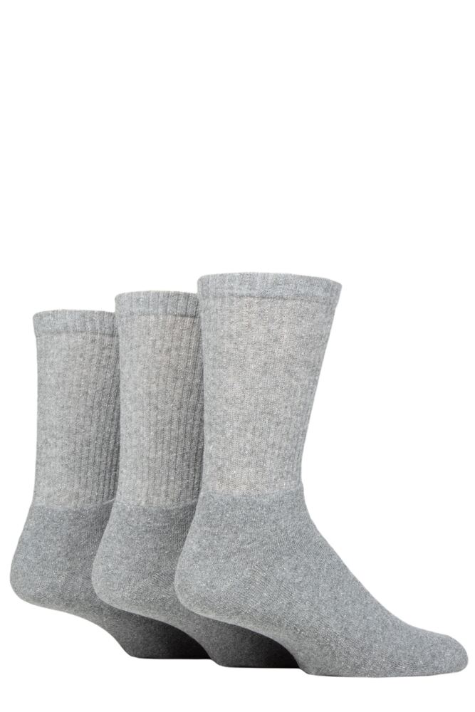 Sockshop TOREMens Recycled Cotton Plain Sports Socks 3-Pair