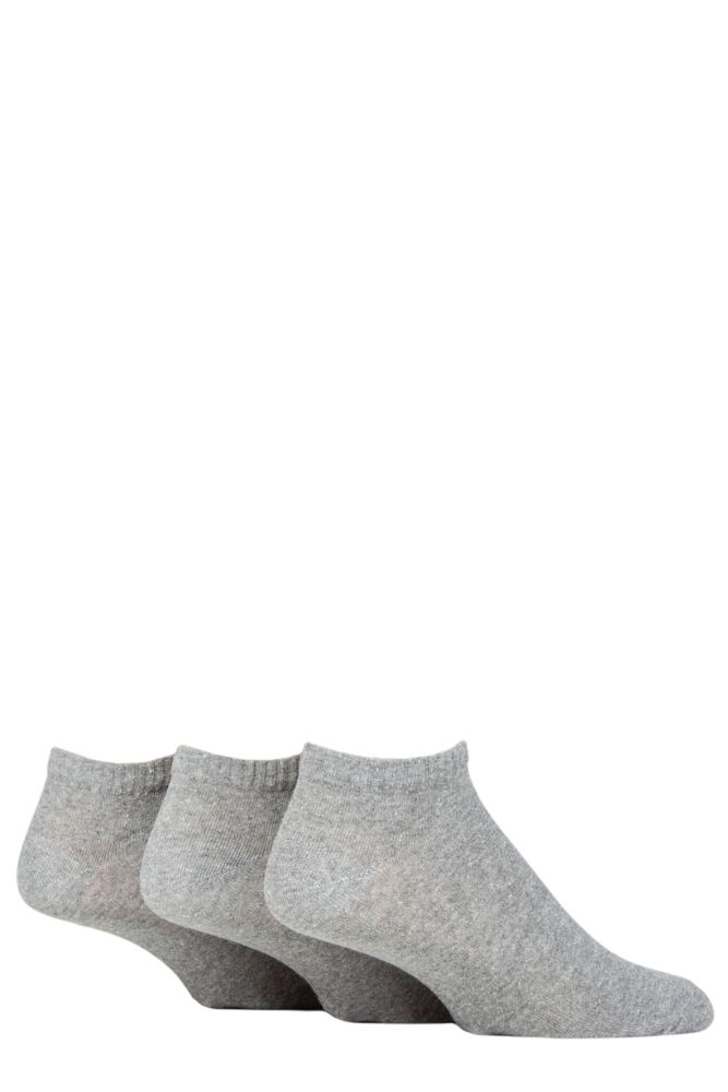 Sockshop TOREMens Recycled Cotton Plain Sports Trainer Socks 3-Pair