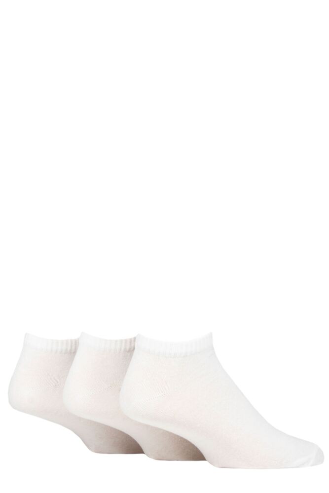 Sockshop TOREMens Recycled Cotton Plain Sports Trainer Socks 3-Pair