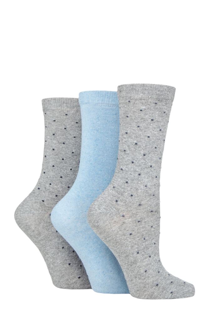 Sockshop TOREWomens Recycled Cotton Dots Socks 3-Pair
