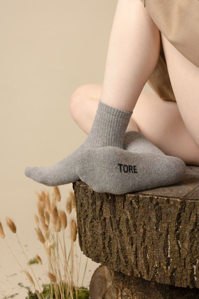 Sockshop TOREWomens Recycled Cotton Plain Sports Socks 3-Pair