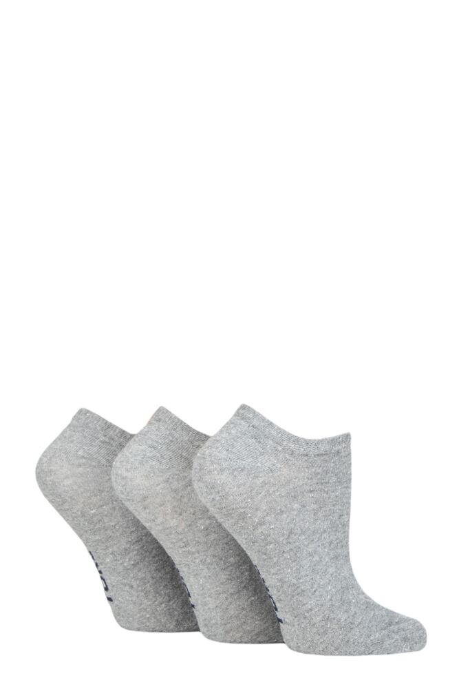 Sockshop TOREWomens Recycled Cotton Plain Trainer Socks 3-Pair