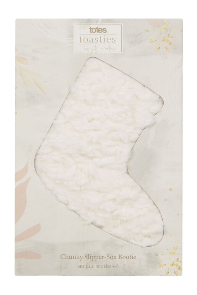 sockshop TotesWomens Faux Fur Slipper Socks with Grip Gift Box