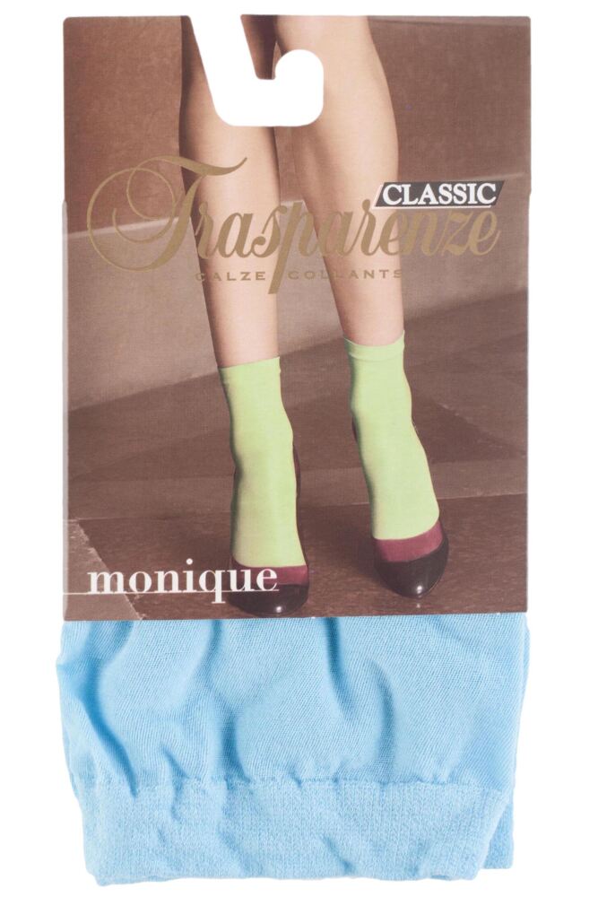 sockshop TrasparenzeWomens 60 Denier Monique Cotton Socks