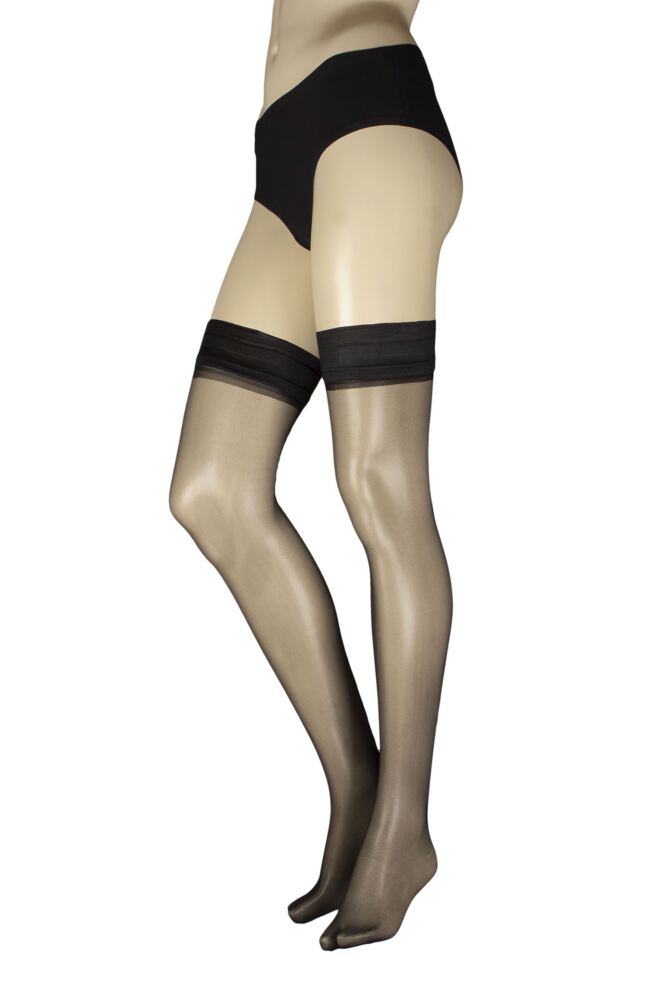 Sockshop TrasparenzeWomens Antares Love Backseam Hold Ups