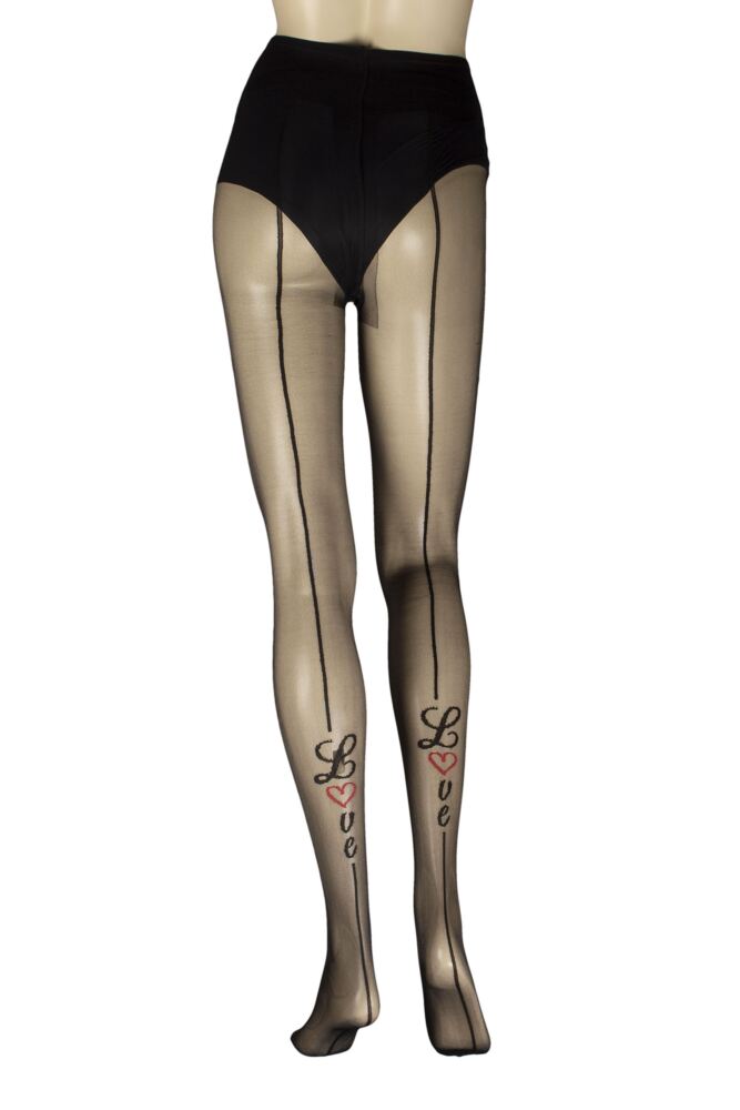 Sockshop TrasparenzeWomens Antares Love Backseam Tights