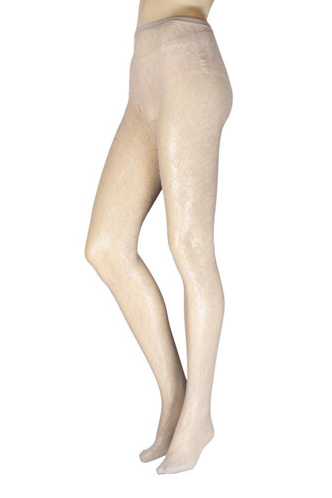Sockshop TrasparenzeWomens Licorice Floral Net Tights