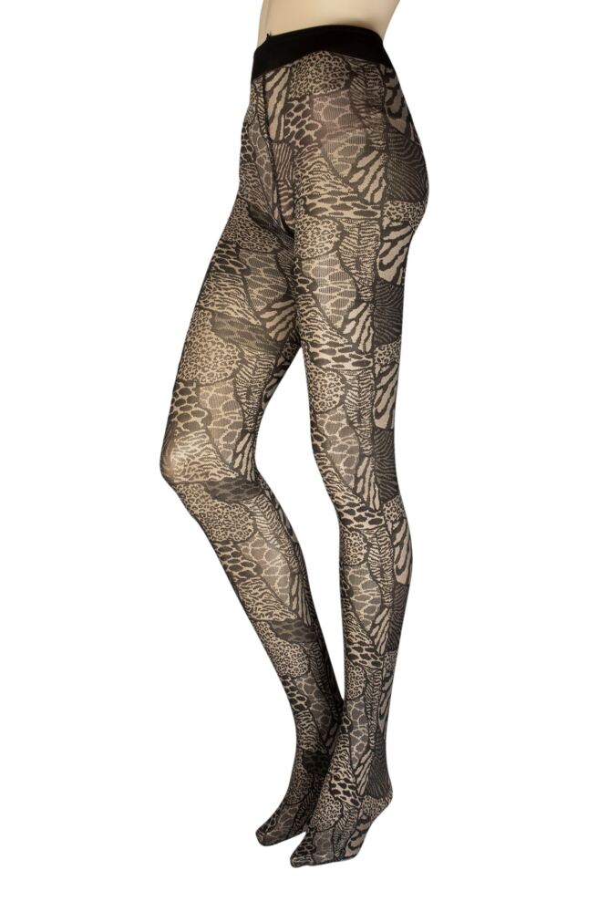 Sockshop TrasparenzeWomens Thyme All Over Animal Print Tights