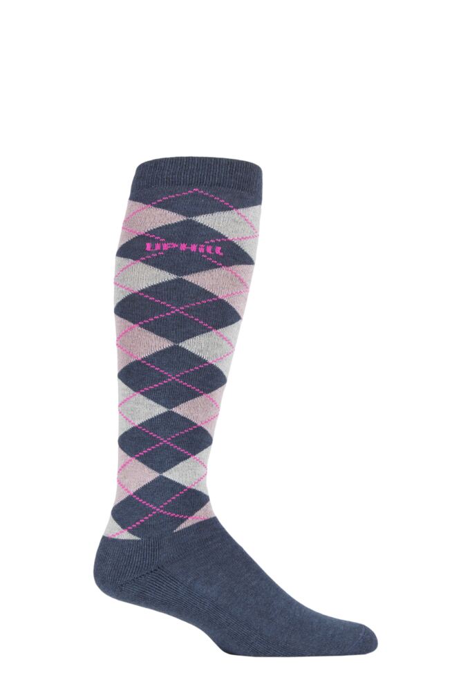 Sockshop Uphill SportMens & Womens Cotton Argyle Equestrian Socks